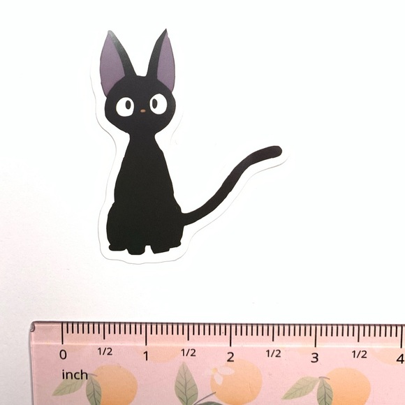 Black Cat Vinyl Sticker - Picture 2 of 2